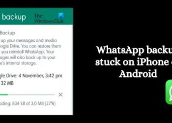 Резервная копия WhatsApp зависла на iPhone или Android