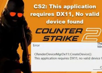 Для этого приложения требуется DX11. Действующее устройство не найдено.