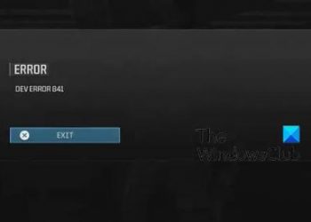 Исправить ошибку разработчика 841 в Modern Warfare 3