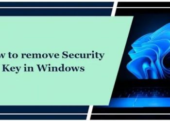 Как удалить ключ безопасности в Windows 11