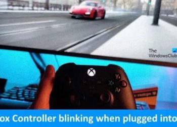Контроллер Xbox мигает при подключении к ПК