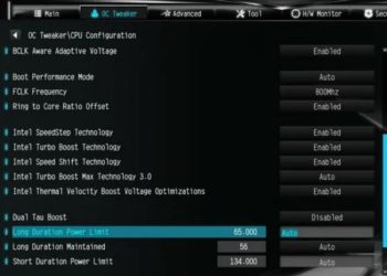 Dual Tau Boost в биосе что это?