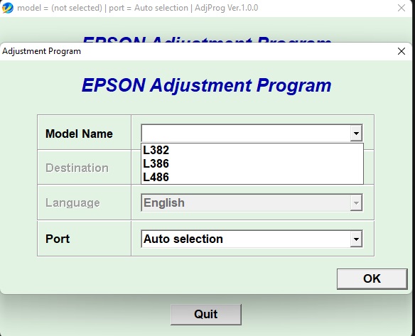 Epson L382/L386/486 сброс памперса