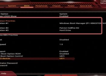 Windows Boot Manager что это в биос?