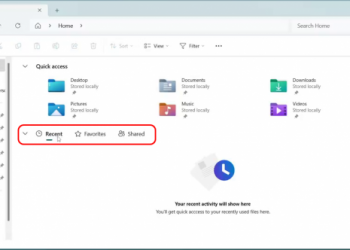 Как в главном разделе Windows 11 включить показ вкладки «Поделиться»