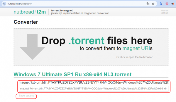 Как конвертировать torrent-файл в magnet-ссылку и наоборот