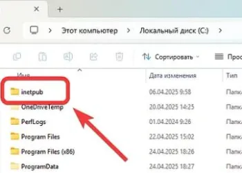 Можно ли удалить папку inetpub, не затрагивая функций Windows